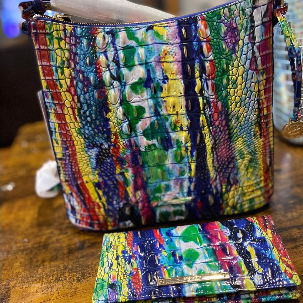 Brahmin Katie Energy and matching wallet